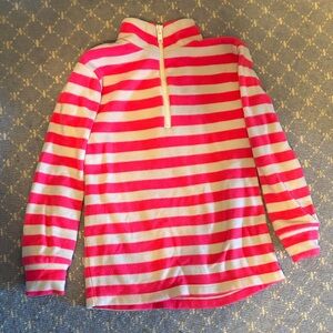 Dudley Stephens Pink and White Striped Kids Sweater EUC Youth XS